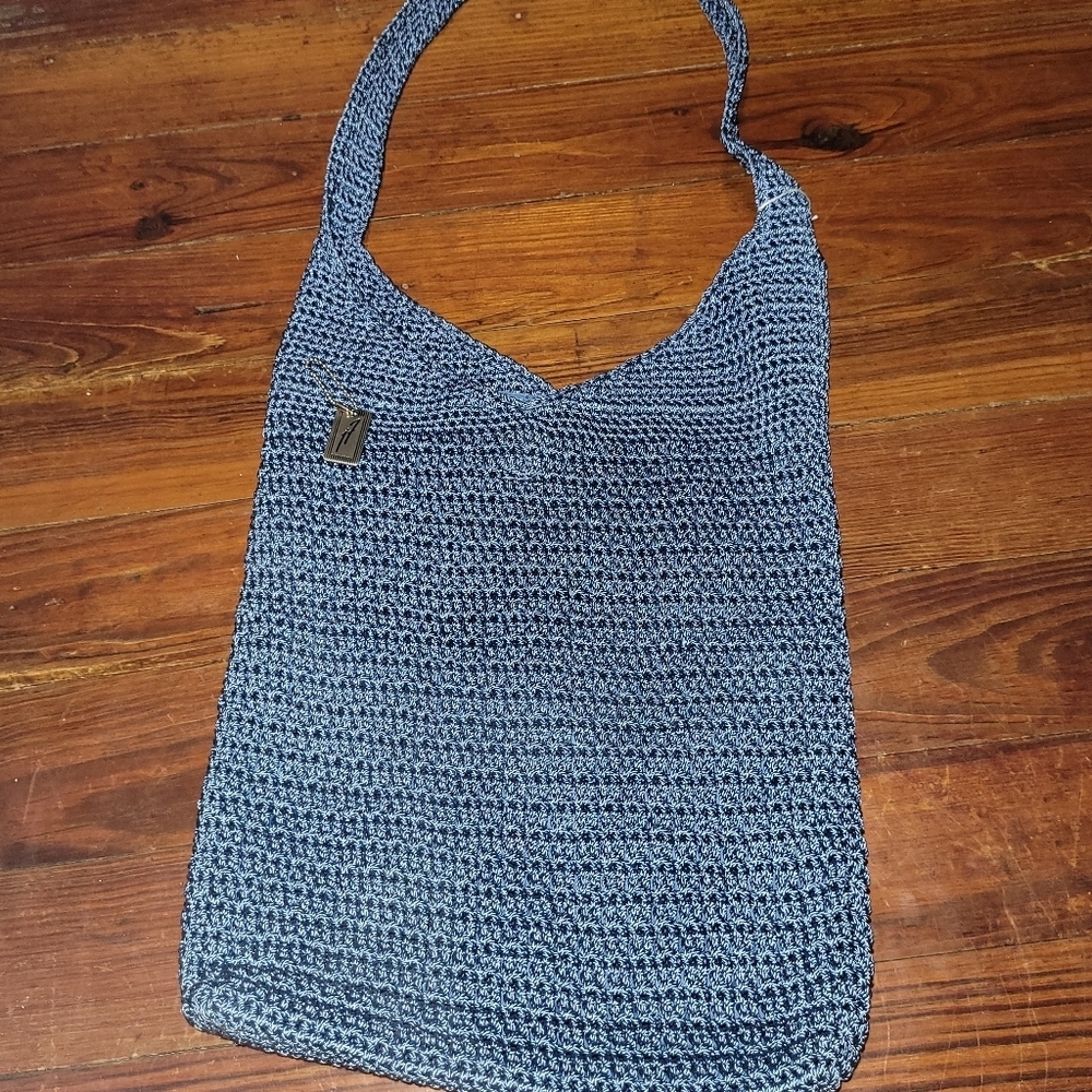 Jacqueline Ferrar 80's crocheted shoulder bag.